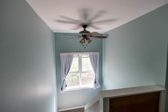 14 Mountain Ridge Rd, Ossipee, NH 03814 - empty room with a ceiling fan