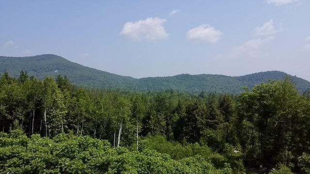 14 Mountain Ridge Rd, Ossipee, NH 03814 - mountain view with a heavily wooded area