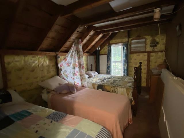 126 Crescent Lake Rd, Acworth, NH 03601 - bedroom with vaulted ceiling