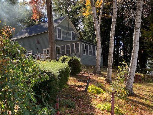 126 Crescent Lake Rd, Acworth, NH 03601 - back of property featuring a sunroom