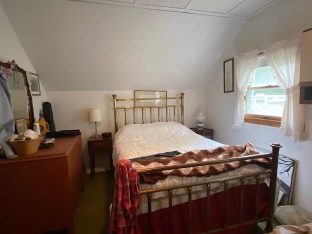 126 Crescent Lake Rd, Acworth, NH 03601 - bedroom with vaulted ceiling