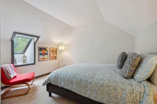 103 Potash Hill Rd, Tunbridge, VT 05077 - bedroom with lofted ceiling and carpet