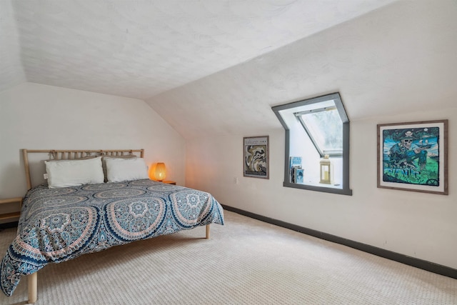 103 Potash Hill Rd, Tunbridge, VT 05077 - carpeted bedroom featuring baseboards and vaulted ceiling