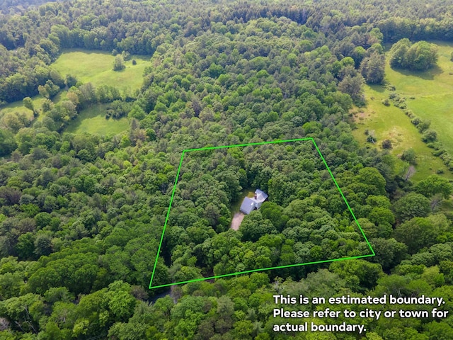 789 Hammond Hill Rd, West Windsor, VT 05089 - aerial view of property's location with property boundaries highlighted