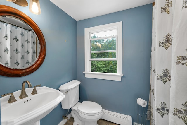 400 Turkey St, Tamworth, NH 03886 - bathroom with a baseboard heating unit and a sink