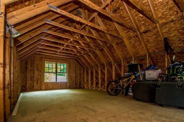 400 Turkey St, Tamworth, NH 03886 - view of unfinished attic