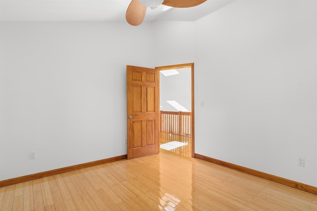 12 Cornwall Pl, Farmington, NH 03835 - empty room featuring light wood-style floors and ceiling fan