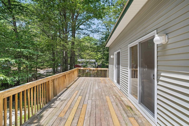 12 Cornwall Pl, Farmington, NH 03835 - view of wooden deck
