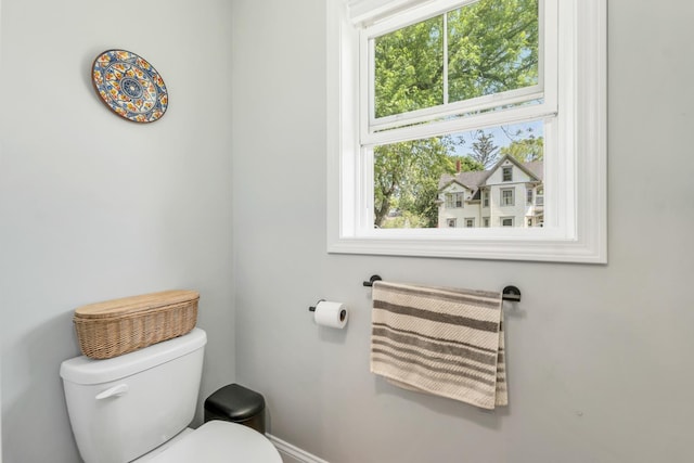 34 Leonard St, Rochester, NH 03867 - bathroom with toilet and baseboards