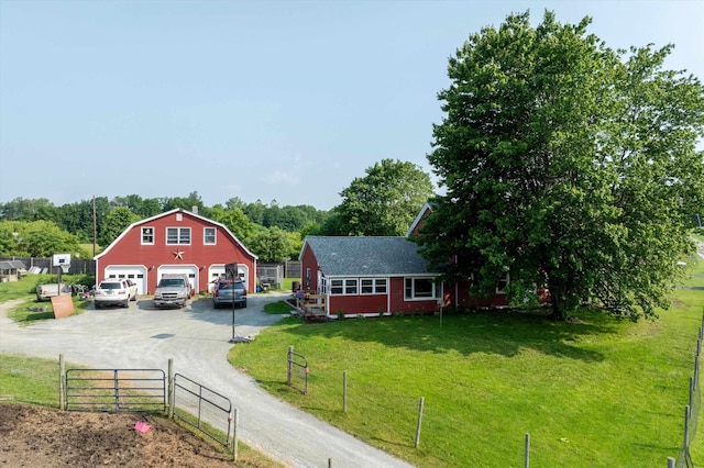 817 York Street Ext, Poultney, VT 05764 - view of front of house with a detached garage and driveway
