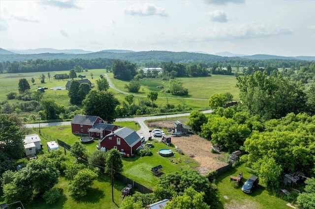 817 York Street Ext, Poultney, VT 05764 - overview of rural landscape with a mountainous background