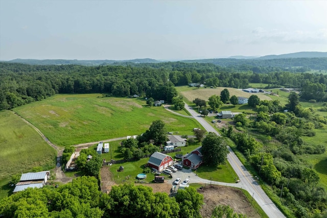 817 York Street Ext, Poultney, VT 05764 - overview of rural landscape featuring a forest