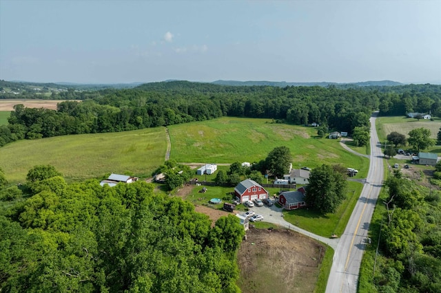 817 York Street Ext, Poultney, VT 05764 - aerial view of property and surrounding area with rural landscape and a forest