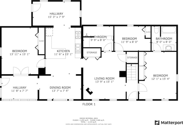 817 York Street Ext, Poultney, VT 05764 - view of room layout