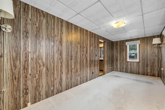 6 Davis Dr, Lebanon, NH 03766 - below grade area featuring wooden walls and carpet