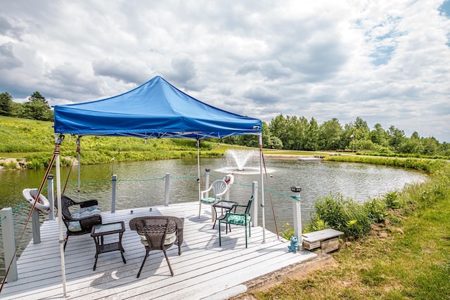 98 Rowell Rd, Lancaster, NH 03584 - dock area with a water view