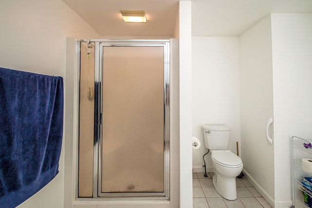 98 Rowell Rd, Lancaster, NH 03584 - full bathroom featuring tile patterned flooring and a shower stall
