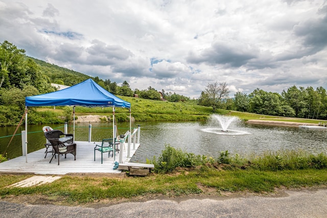 98 Rowell Rd, Lancaster, NH 03584 - dock area featuring a water view and boat lift