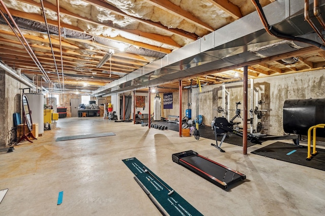 6 Walters Way, Exeter, NH 03833 - exercise area with oil tank