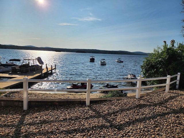 144 Lake St Unit 19, Laconia, NH 03246 - dock featuring a water view