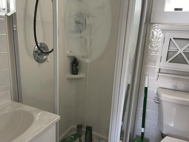144 Lake St Unit 19, Laconia, NH 03246 - bathroom with toilet and a shower