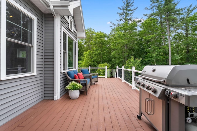 74 Childs Dr, Dover, NH 03820 - wooden deck with a grill