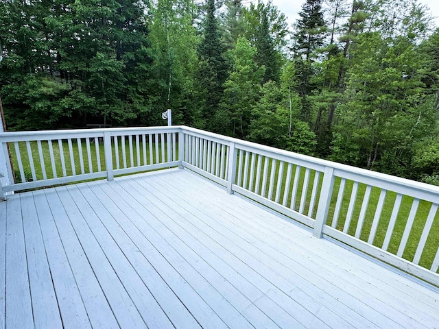 257 Crane St, Littleton, NH 03561 - deck with a lawn