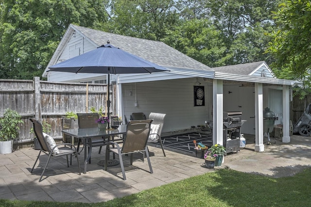 67 Pine Ave, Keene, NH 03431 - view of patio with outdoor dining space and grilling area