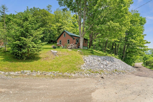 450 Ryan Rd, Duxbury, VT 05676 - view of property exterior with a yard