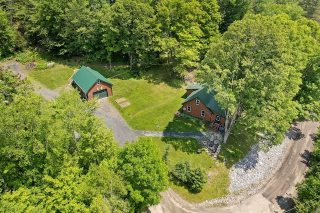 450 Ryan Rd, Duxbury, VT 05676 - view from above of property