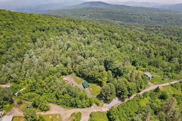 450 Ryan Rd, Duxbury, VT 05676 - aerial view of property's location featuring a mountainous background