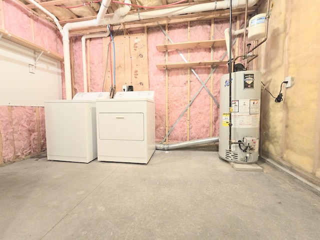 69 Mulberry St Unit 3, Concord, NH 03301 - unfinished below grade area with gas water heater and washer and clothes dryer