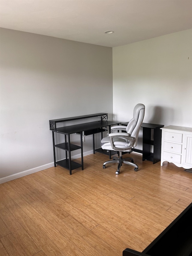 81 Cider St, Epping, NH 03042 - office area with wood finished floors and baseboards