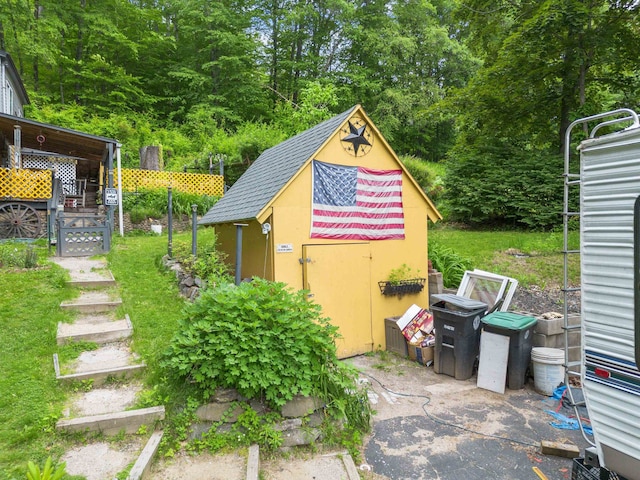 236 N Main St, Franklin, NH 03235 - view of shed with uncovered parking