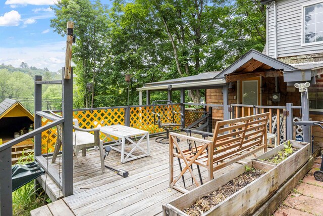 236 N Main St, Franklin, NH 03235 - view of wooden deck