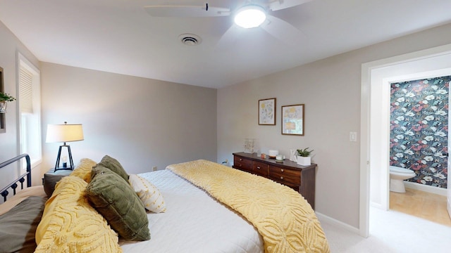 501 Bean Hill Rd Unit 32, Northfield, NH 03276 - bedroom with light carpet and ceiling fan