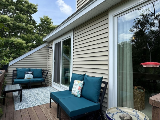 501 Bean Hill Rd Unit 32, Northfield, NH 03276 - view of wooden terrace