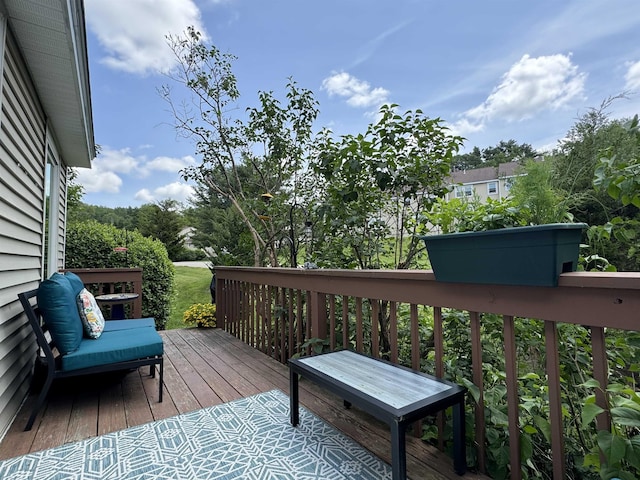 501 Bean Hill Rd Unit 32, Northfield, NH 03276 - view of wooden terrace