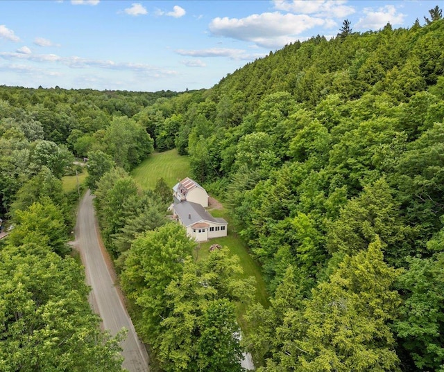 89 Catella Rd, Essex, VT 05452 - view from above of property featuring a heavily wooded area
