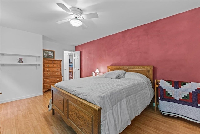 89 Catella Rd, Essex, VT 05452 - bedroom featuring light wood-style floors and a ceiling fan