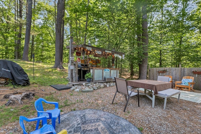 73 Tall Pine Rd, Farmington, NH 03835 - view of yard featuring a patio and outdoor dining space