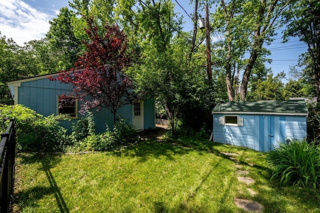 26 Colony Cove Rd, Durham, NH 03824 - view of grassy yard with a storage unit