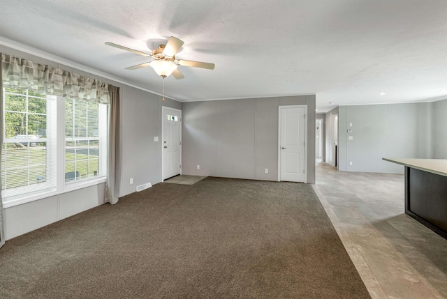 106 Stevens Rd Unit 1, Effingham, NH 03882 - unfurnished room featuring ceiling fan and light carpet