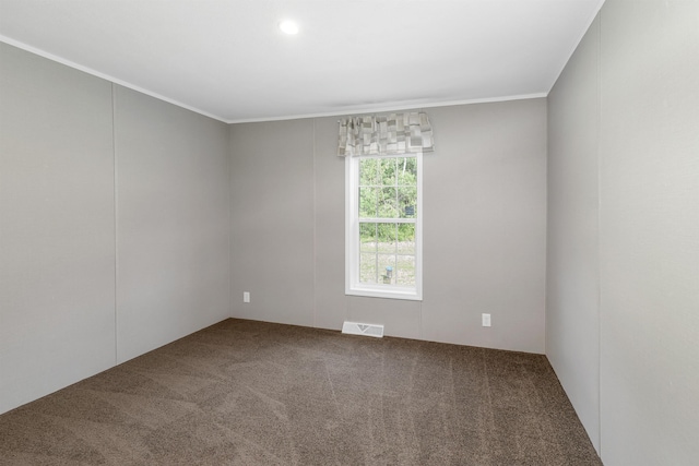 106 Stevens Rd Unit 1, Effingham, NH 03882 - spare room with carpet and crown molding
