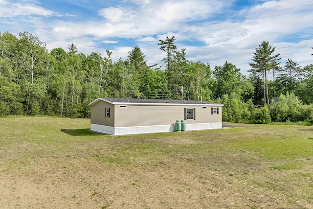 106 Stevens Rd Unit 1, Effingham, NH 03882 - view of outdoor structure featuring a view of trees