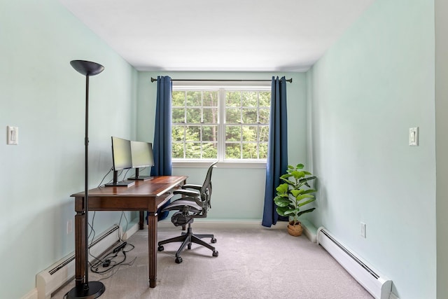 65 Forest St, Londonderry, NH 03053 - office space with a baseboard radiator and carpet flooring