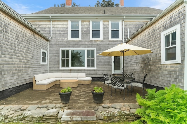 261 Main Ave, South Hampton, NH 03827 - view of patio featuring outdoor lounge area