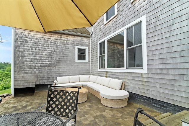 261 Main Ave, South Hampton, NH 03827 - view of patio / terrace with an outdoor hangout area