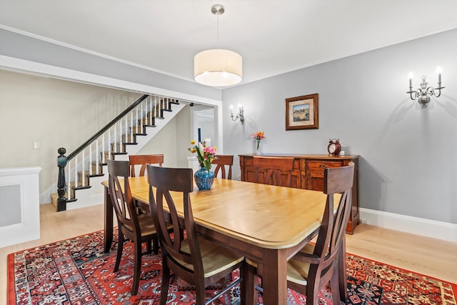 261 Main Ave, South Hampton, NH 03827 - dining space featuring stairway and baseboards