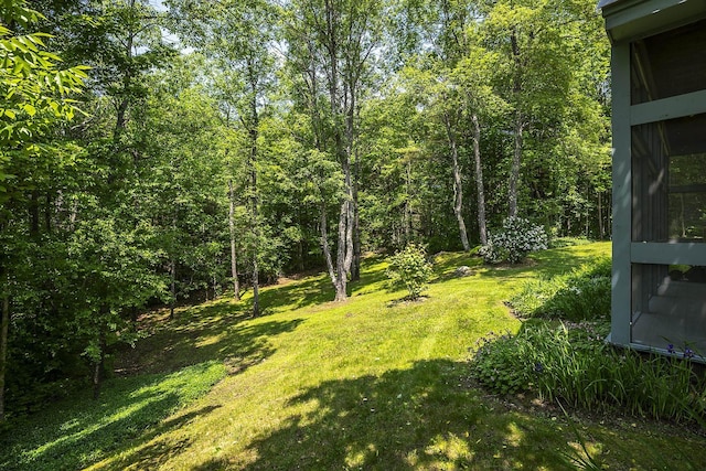 3440 Rte 44, West Windsor, VT 05037 - view of green lawn featuring a forest view